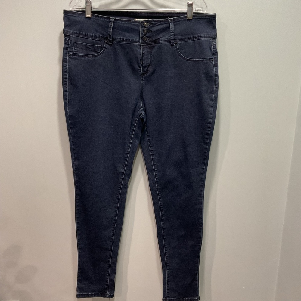 Royalty For Me Dark Blue Skinny Jeans